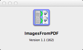 ImagesFromPDF 1.1 : About