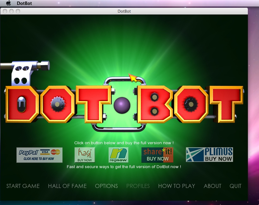DotBot 1.0 : Main window
