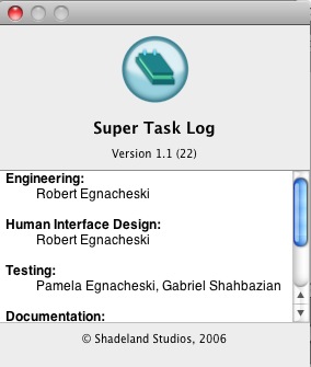 Super Task Log 1.1 : About