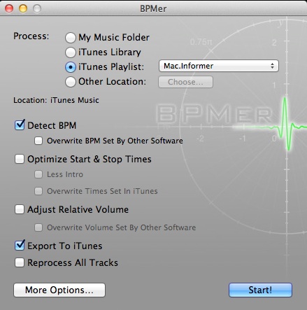 BPMer 1.1 : User Interface