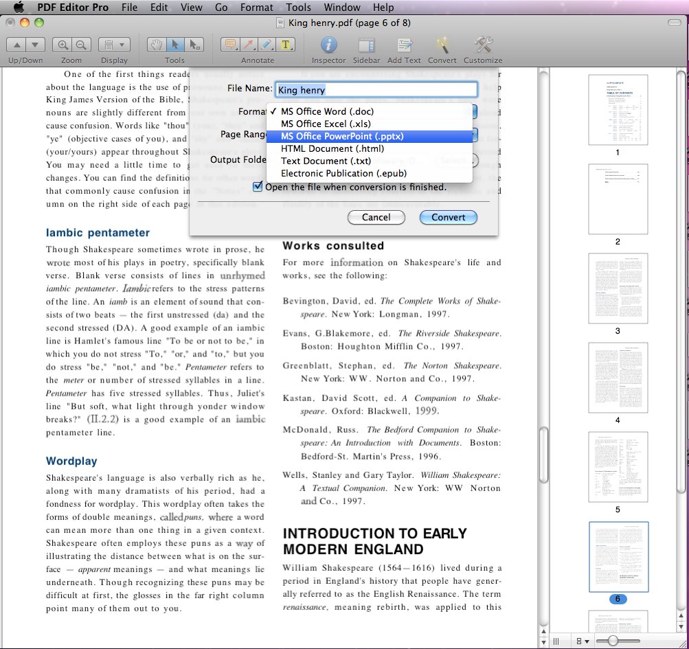 Wondershare PDF Editor Pro : Main interface