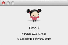 Emoji 1.0 : About Window