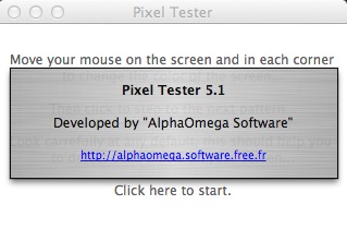 Pixel Tester 5.1 : About