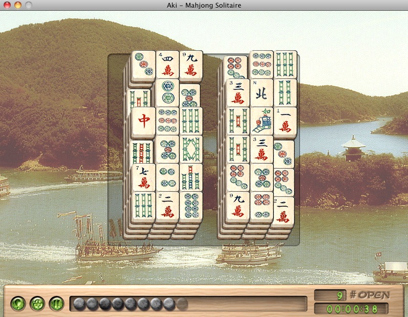 Aki - Mahjong Solitaire 1.2 : General view