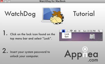 WatchDog for MacBook 1.0 : Main window