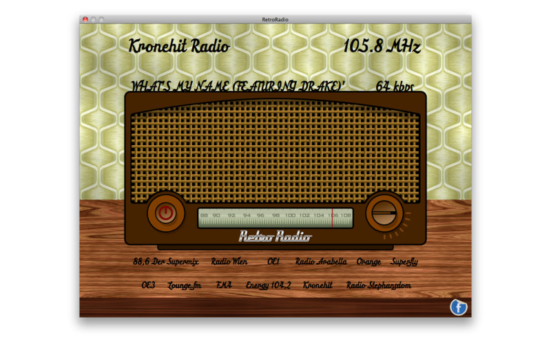 RetroRadio 1.0 : RetroRadio screenshot