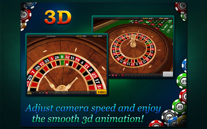 Roulette 3D 1.0 : Roulette 3D screenshot