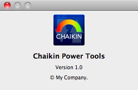 Chaikin Power Tools 1.0 : Main window