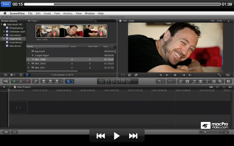 Course For Final Cut Pro X 102 - Media: Ingesting and Organizing 1.0 : Main window
