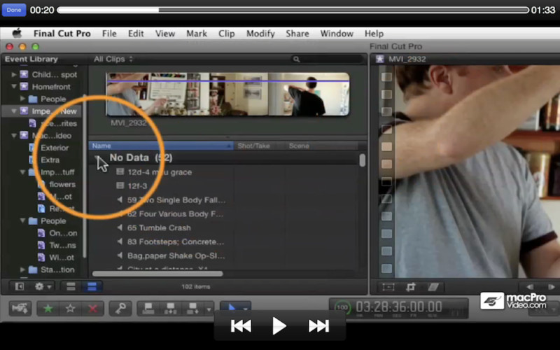 Course For Final Cut Pro X 102 - Media: Ingesting and Organizing 1.0 : Course For Final Cut Pro X 102 - Media: Ingesting and Organizing screenshot