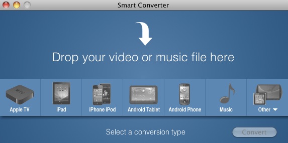 Smart Converter 1.0 : Main window