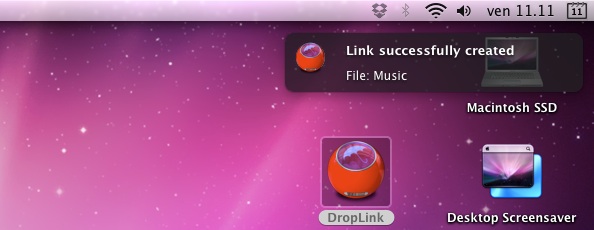 DropLink 2.3 : Main window