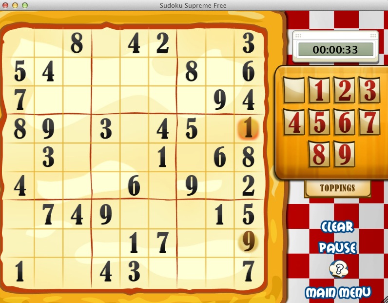 Sudoku Supremo Free : Gameplay