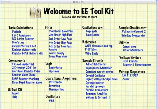 EE Tool Kit 1.3 : General view
