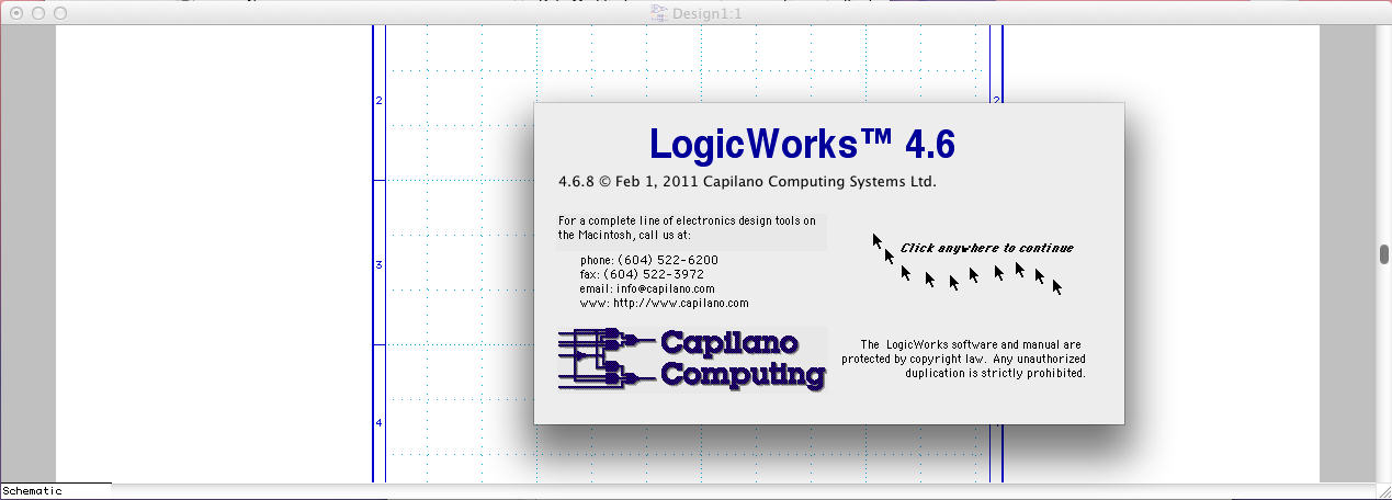 LogicWorks 4.6 : Main Window