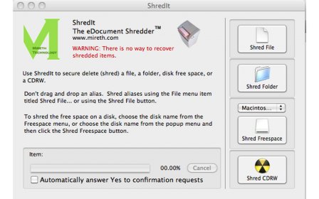 ShredIt X screenshot