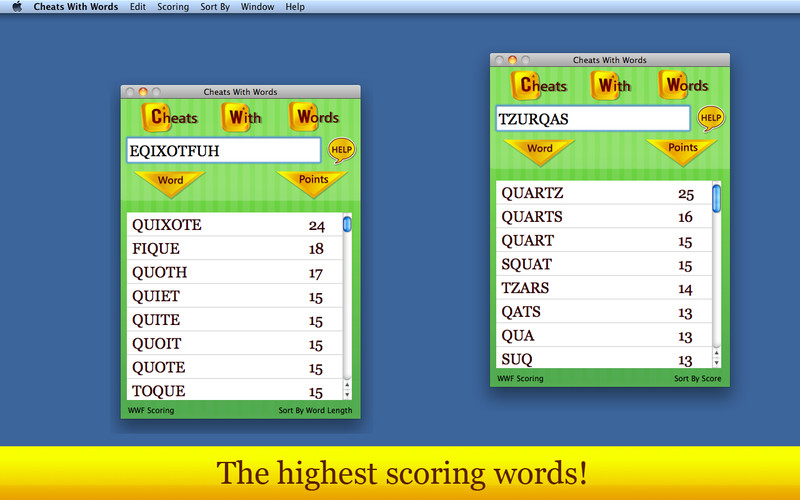 Cheats With Words 1.5 : Cheats With Words screenshot