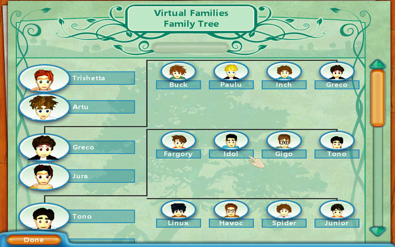 VirtualFamilies 1.0 : Virtual Families screenshot