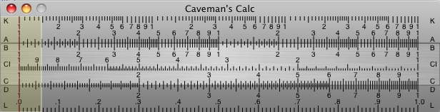 Caveman's Calculator 1.0 : Main Window