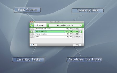 Desktop Task Timer LE screenshot