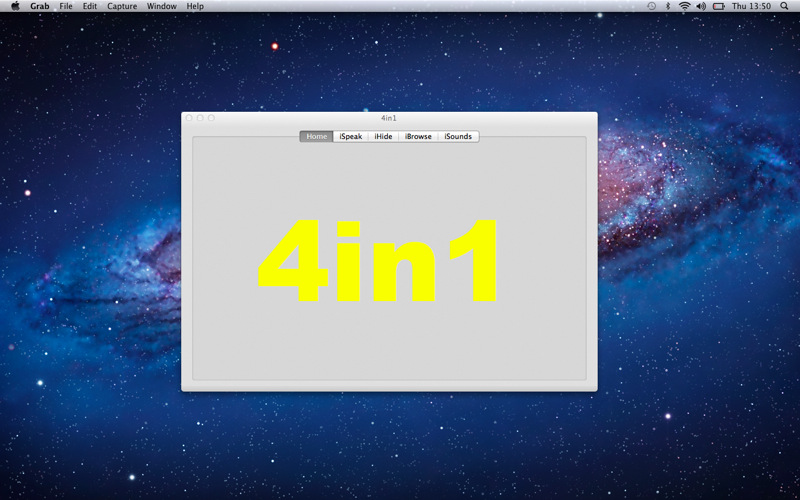4in1 2.0 : Main window