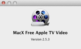 MacX Free Apple TV Video Converter 2.5 : About window