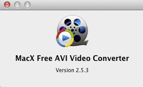 MacX Free AVI Video Converter 2.5 : About window