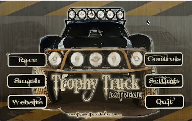 Trophy Truck Extreme 1.0 : Main window