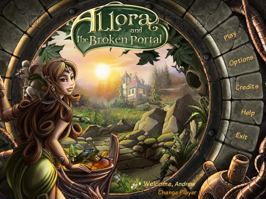 Allora and the Broken Portal 1.0 : Starting the game