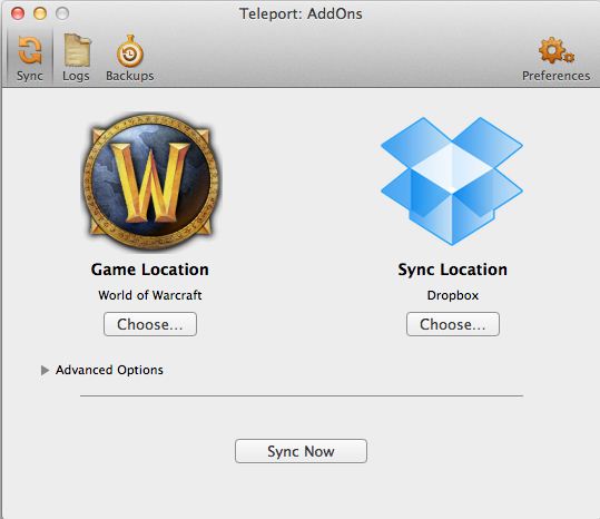 Teleport AddOns 1.0 : General view