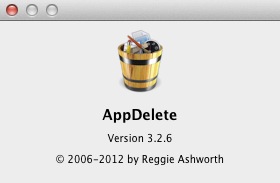 AppDelete 3.2 : About window