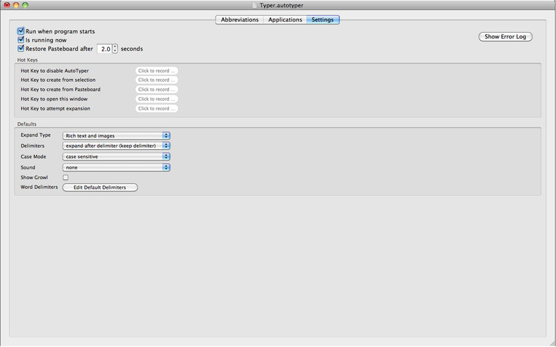 AutoTyper 1.4 : AutoTyper screenshot