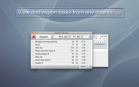 Desktop Task Timer screenshot