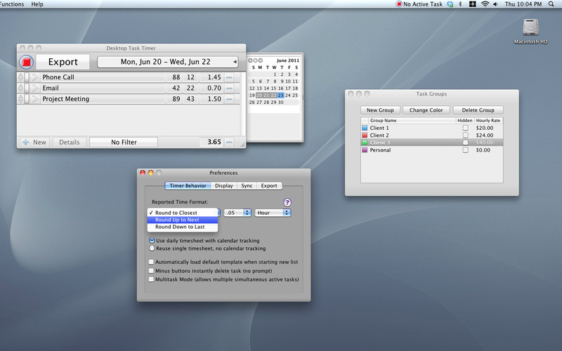 Desktop Task Timer 4.0 : Desktop Task Timer screenshot