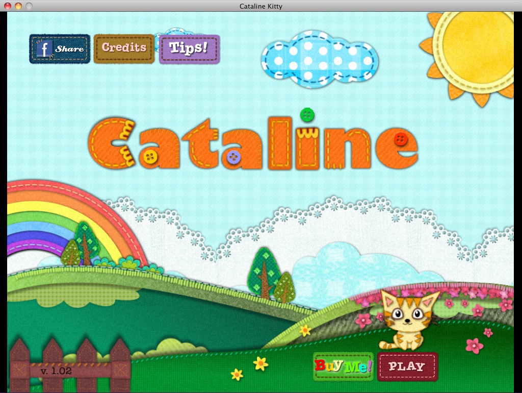 Cataline Kitty 1.0 : Main menu