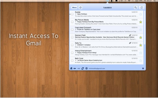 MailTab Pro for Gmail 1.1 : General view