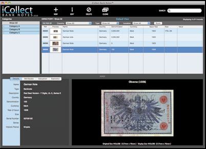iCollect Bank Notes 2.0 : General view