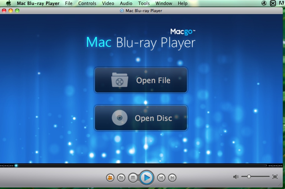 Macgo Mac Blu-ray Player 1.8 : Main window