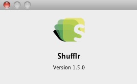 Shufflr 1.5 : About window