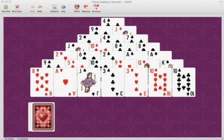 Classic Solitaire for Mac OSX screenshot