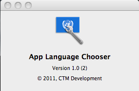 App Language Chooser 1.0 : About