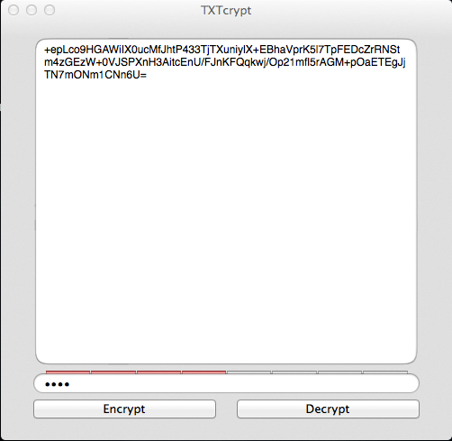 TXTcrypt 1.4 : Encrypted Text