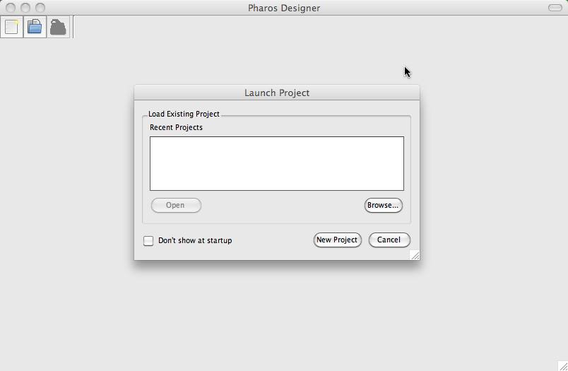 Pharos Designer 1.8 : Main Window