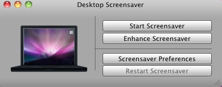 DesktopScreenSaver 2.0 : General view