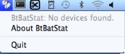BtBatStat 0.9 : Main window