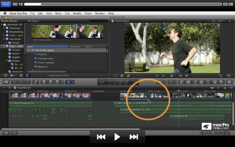Course For Final Cut Pro X 103 - Editing In The Magnetic Timeline 1.0 : Course For Final Cut Pro X 103 - Editing In The Magnetic Timeline screenshot