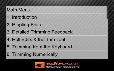 Course For Final Cut Pro X 104 - Advanced Editing Techniques screenshot
