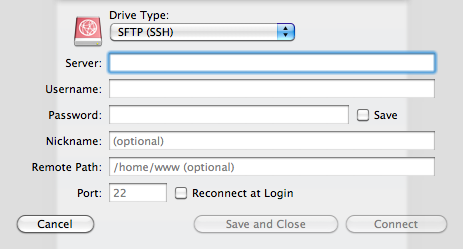 ExpanDrive 2.3 : Sample drive creation