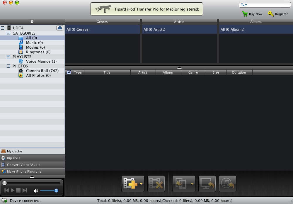Tipard DVD Software Toolkit for Mac 3.6 : Transfer