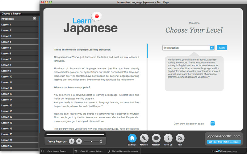 Learn Japanese - Introduction (Lessons 1 to 26 with Audio) 2.2 : Learn Japanese - Introduction (Lessons 1 to 26 with Audio) screenshot